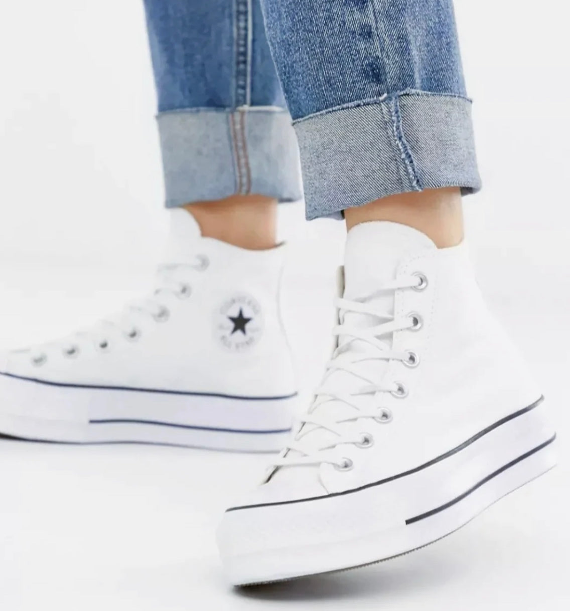 CONVERSE BOTA POLIPIEL BLANCA
